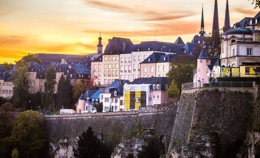 Hlavné mesto Luxemburg